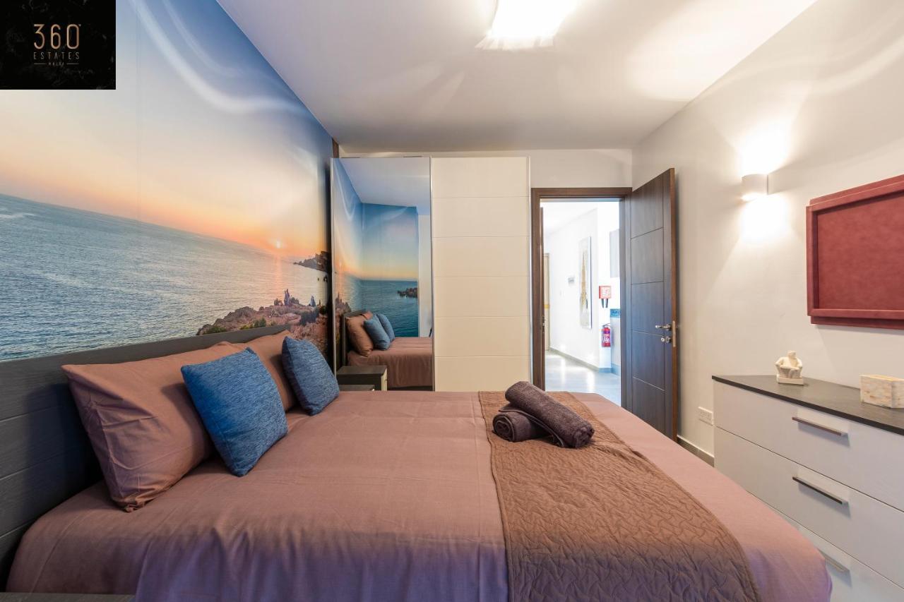High-End Central Apt With Comfy Bed & Super Wifi By 360 Estates San Gwann Exterior photo